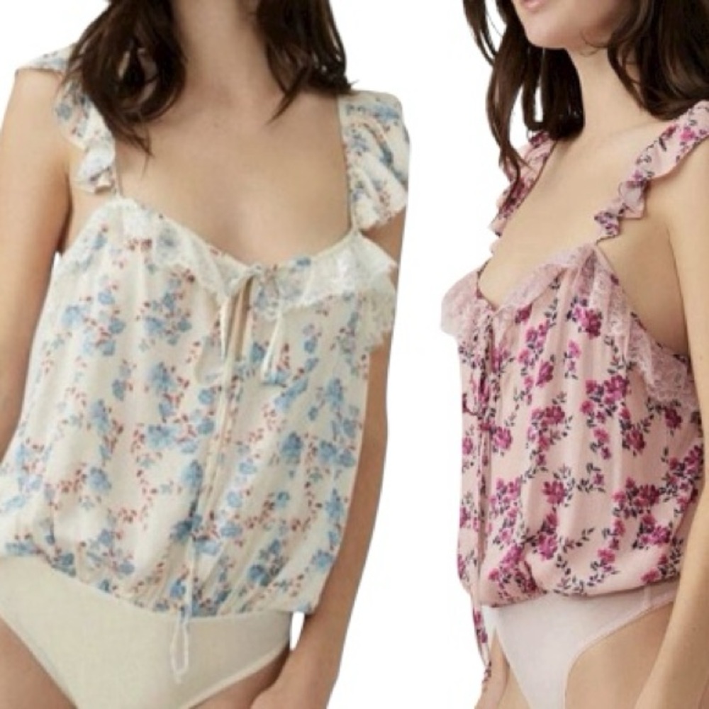 Free People Intimately Take It Away Bodysuit Bundle - size S